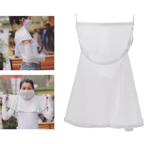 Unisex Face Mask Sun Shield Neck Gaiter Balaclava Neckerchief Bandana Headwear - for Ski Cycling