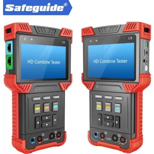 Multi-function T73 4inch Support Analog , HD-TVI, AHD, HD-CVI, IPC IP Camera CCTV Tester