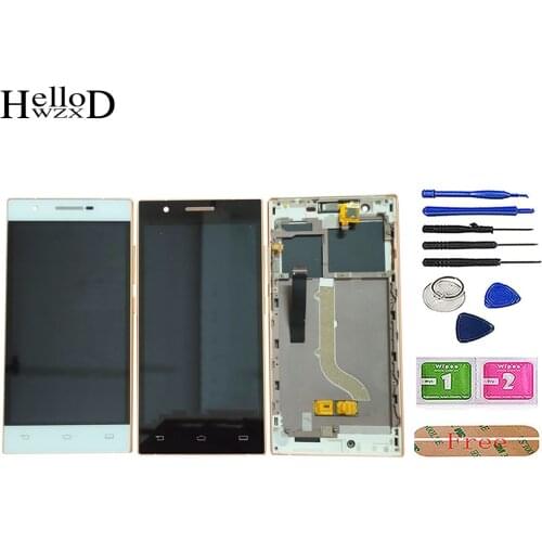 5.0" Mobile LCD Display For Philips Xenium X586 LCD Display With Touch Screen Digitizer Sensor Panel Assembly Tools With Frame