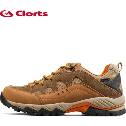2016 Clorts Men Hiking Shoes HKL-815A/B Waterproof Uneebtex Outdoor Trekking Shoes Rubber Sports Sneakers