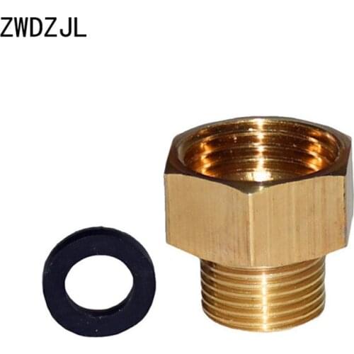 Garden tap Female 1/2 to the 3/8 male brass adapter 1/2 Reducing joint 3/8 threaded Connector drip irrigation fittings 1 pcs