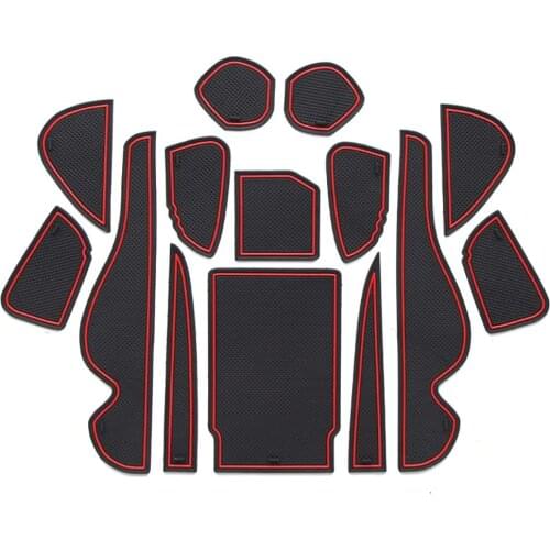 For Toyota Harrier 60 A Series 2014 2015 2016 Rubber Anti-slip Mat Door Groove Cup Pad Phone Cushion Slot Coaster Accessories