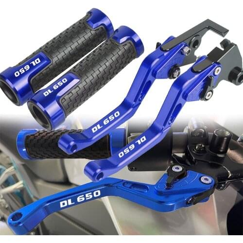 Motorcycle Brake Handle Clutch Lever CNC Adjustable Clutch Brake Levers FOR SUZUKI DL650 VSTROM 2004 2005 2006 2007 2008-2018