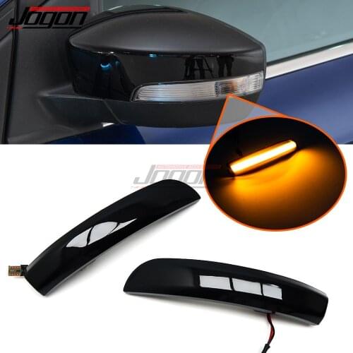 LED Dynamic Side Mirror Sequential Indicator Light For Ford Kuga Escape C520 EcoSport 13-18 Focus 3 MK3 SE ST 12-18 C-Max 13-17