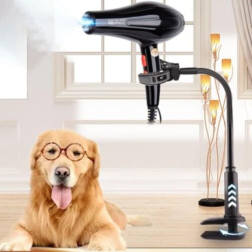 360 Degree Rotating Care Accessories Tool Adjustabl for Dog Cat Hair Dryer Grooming Holder Pet Hair Dryer Stand Bracket Clip