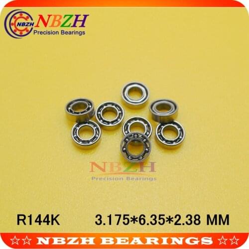 High Speed dental handpiece bearing R144 OPEN R144K 3.175*6.35*2.381 air turbine bearing 1/8X1/4X0.0937 inch SR144 SUS440C