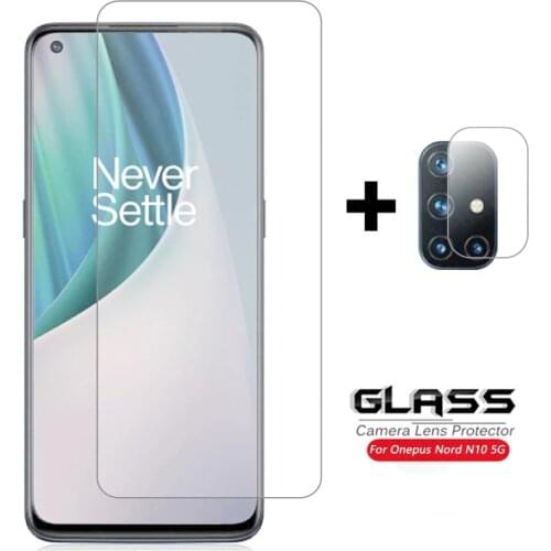 2in1 Tempered Glass For Oneplus Nord N10 5G N100 CE N 10 Camera Lens Film Screen Protector One plus NordN10 5G Protective Glass