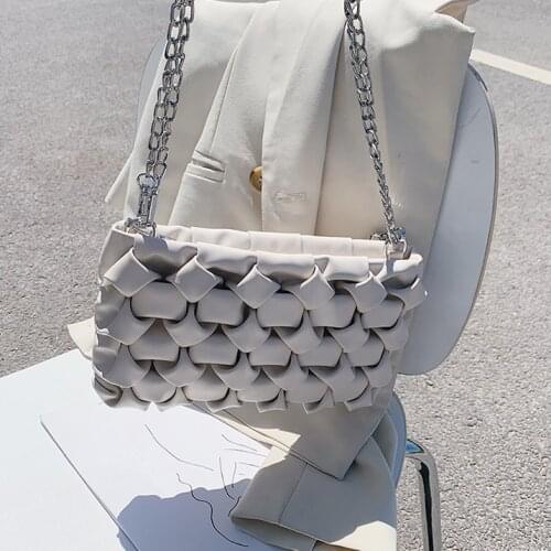 Women Purses and Handbags Luxury Clutches Shoulder Bags for Women 2020 Designer Bag Leather Crossbody Bag Metal Chain