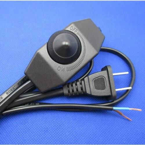 1 pcs dimmer switches adjust table lamp Floor lamp switch tape plug electrical wire rotating gear Adjust the temperature speed