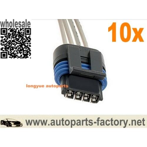 10pcs Connector Pigtail for Cruise Control Sensor/Door/Engine Camshaft Position Sensor