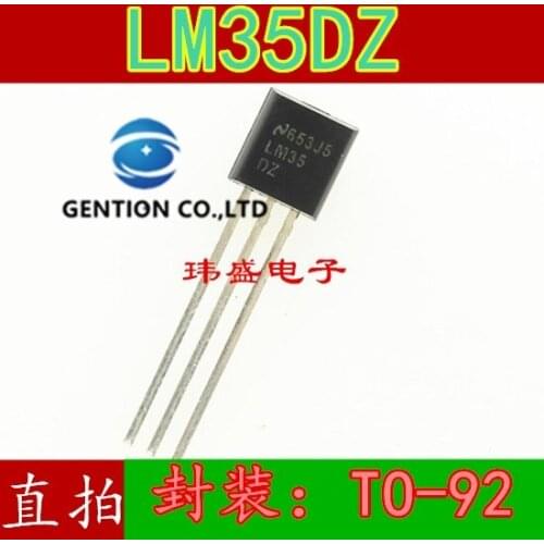 10PCS The spot LM35D LM35DZ LM35 temperature sensor TO-92 in stock 100% new and original
