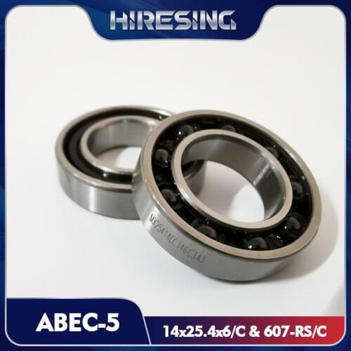 14X25.4X6 MR254146EC & 7x19x6 607 RS For Novarossi Ceramic ENGINE Bearings