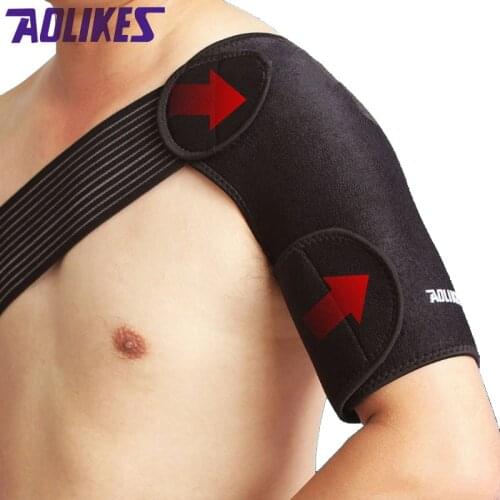 AOLIKES 1 Pcs Shoulder Sleeve Brace Shoulder Protector Support High Elastic Posture Corrector de postura orthotics Men Women