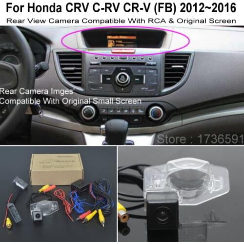 Car Back Up Reverse Camera Sets FOR Honda CRV C-RV CR-V (FB) 2012~2016 RCA & Original Screen Compatible HD Car Rear View Camera