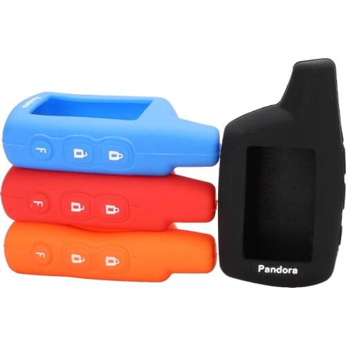 Bilchave 10pcs New Remote Car Key Fob Case Silicone Cover For Pandora DXL3000 LCD Pandora DXL3000 Smart Key Protection