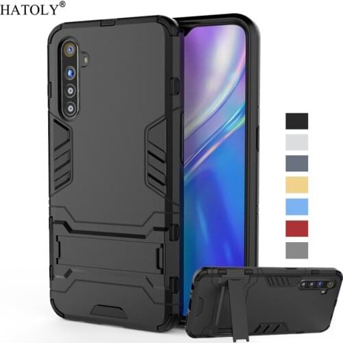 For Oppo Realme X2 Case Realme X2 Armor TPU Rubber Shell Smooth Hard PC Phone Case For Oppo Realme X2 Back Cover Realme X2 6.4"