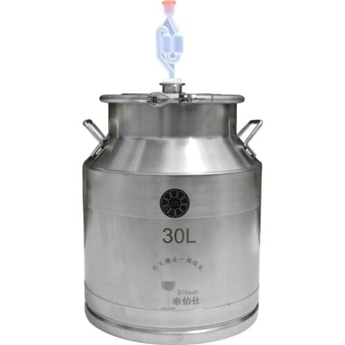 2019 Parts for Moonshine Still: 30/50Litre 304 Stainless Steel Fermenter Storage Food Milk Tank Home Wine Beer Brewing Barrel