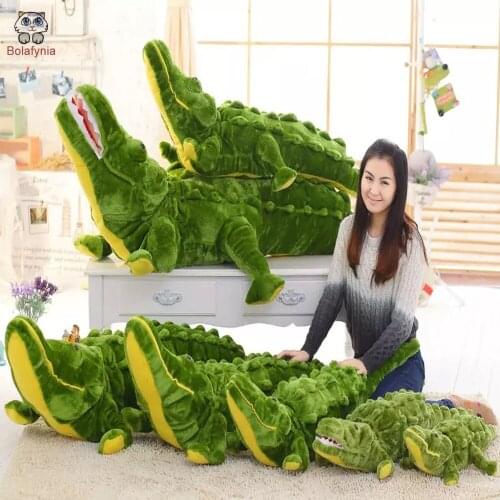 BOLAFINIA crocodile children plush toys baby kids for Christmas birthday stuffed toy gift open mouth crocodile