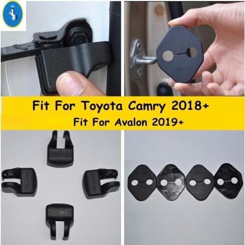 For Toyota Camry 2018 2020 2021 / Avalon 2019 2020 2021 Door Lock + Stop Check Rust Waterproof Plastic Protective Cover Kit
