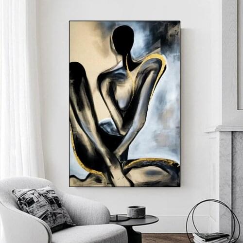 Nordic Creativity Canvas Painting Abstract Nude Art Posters and Prints Wall Pictures Modern Living Room Bedroom Home Decoration
