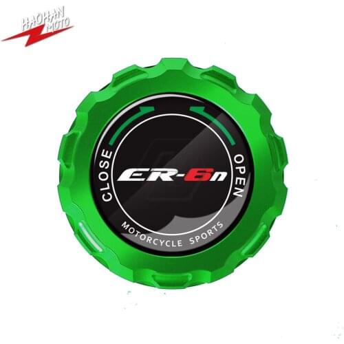For Kawasaki ER-6N ER6N Reservoir Cap 2005-2008 Motorcycle Accessories Brake Fluid Cover Oil Cap