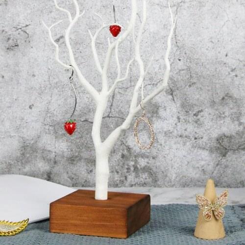 Fashion Large Jewelry Tree Stand Display Storage Earring Holder Show New