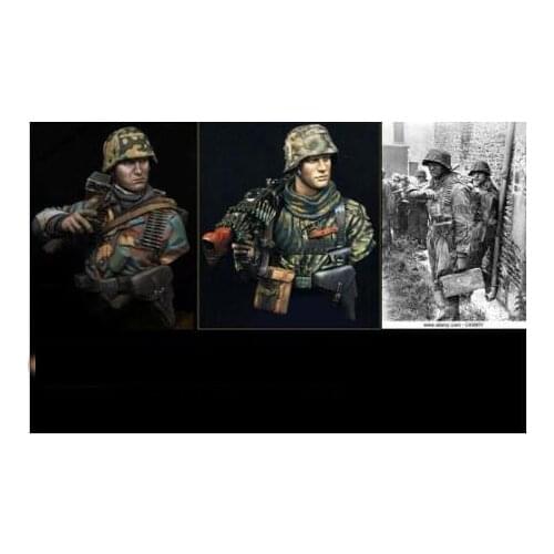New Unassembled 1:10 BUST 12th panzer Division 2 FIGURES Figures Resin Kit DIY Toys Unpainted kits