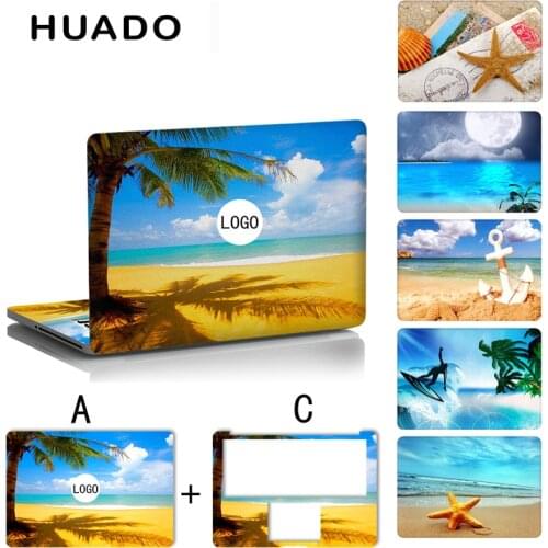 Summer series Laptop sticker skin for 13.3 11.6 15.4 notebook cover 2 in 1 waterproof decals for macbook air 15 13 pro retina