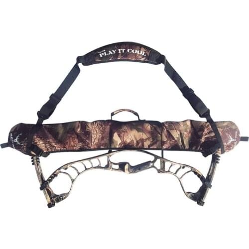 Compound Bow Neoprene Bow Sling Fabric Quick Breakup Portable Carrying Case