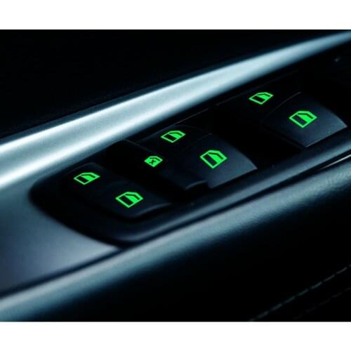 Car window switch Luminous sticker for Geely NL3 Atlas Emgrand EC7 GT X7 Sport 718 EC7-RV 7 NL-3