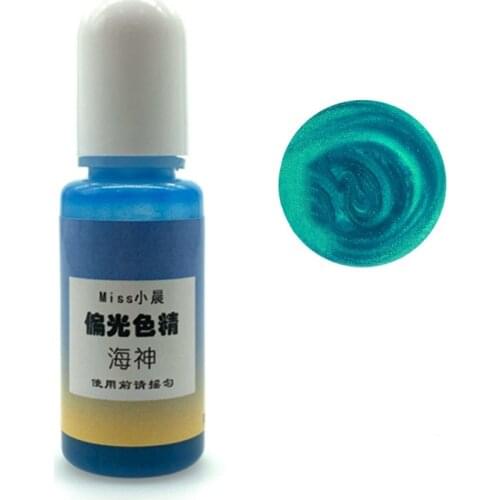 Mermaid Crystal Epoxy UV Resin Dye Pigment Quick Dry 24 Colors Resin Glue UV Glue For DIY Jewelry Making Crafts Accessories