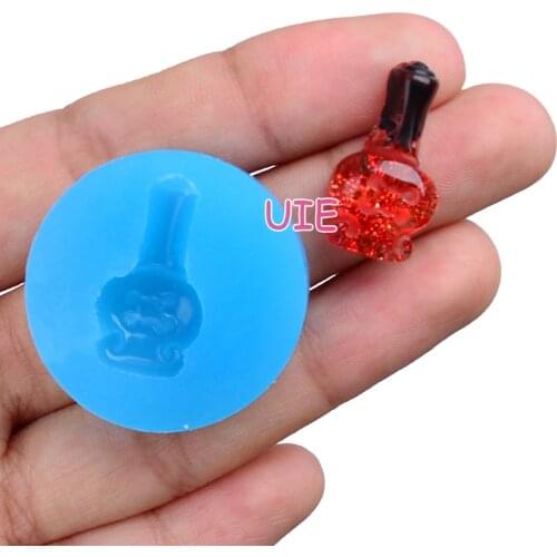 FYL321U 12.3mm x 22.7mm Nail Polish Silicone Mold Fondant Cake Decoration Candy Resin Clay Earrings Necklace Craft Soap Candle