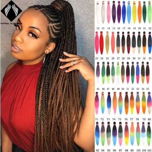 Lame Retardant Braid Hair Professional Pre Stretch Hair 28 inch Wholesale Braiding Hair Pre Stretched Braiding Hair Extensions