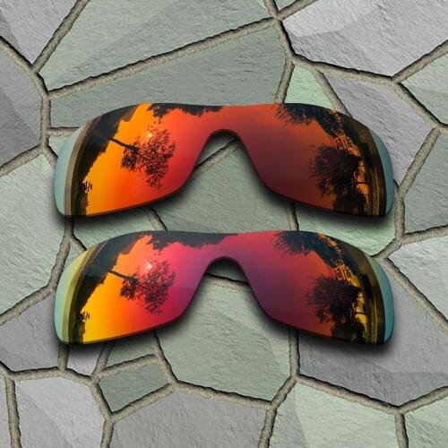 Red Orange&Violet Red Sunglasses Polarized Replacement Lenses for Oakley Antix