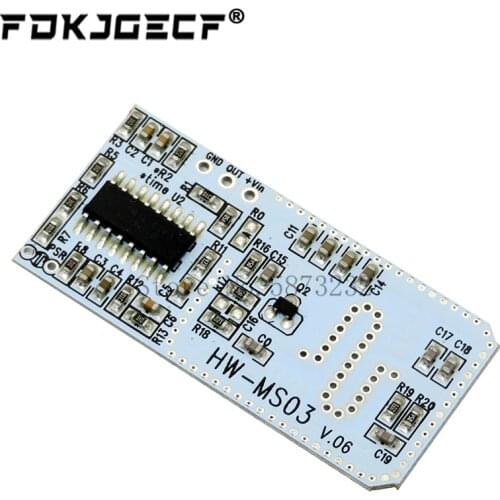 High Performance Motion Sensor Module Radar Motion Sensor HW-MS03 2.4GHz to 5.8GHz Microwave Radar Sensor Module for Arduino