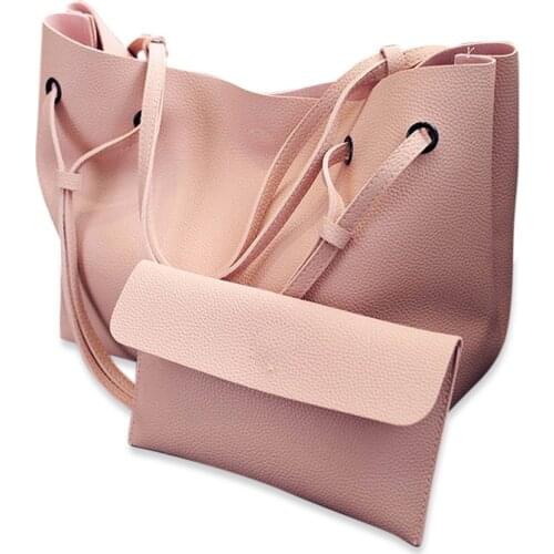 Women Lady Composite Shoulder Bag Handbag Large Capacity PU Durable For Travel New