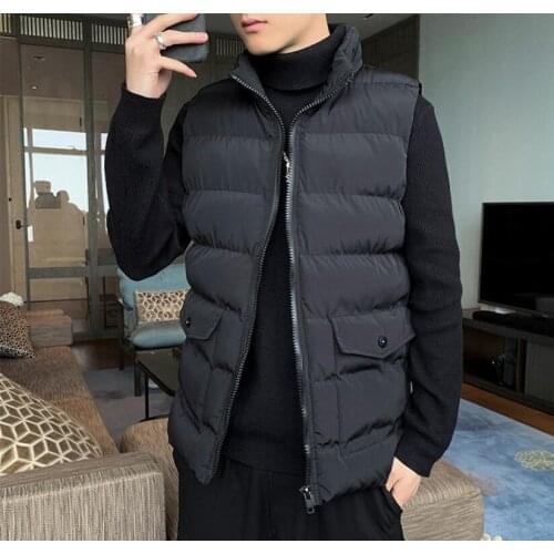 2020 New Clothing Vest Jacket Mens Autumn Warm Sleeveless Jacket Male Winter Casual Waistcoat Men Vest Plus Size Veste Homme