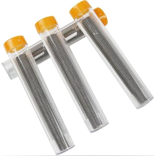 1.0mm Tin/Resin Flux Rosin Core Solder Soldering Wire & Pen Tube Dispenser Tin Lead Core Soldering Wire Tool No wash