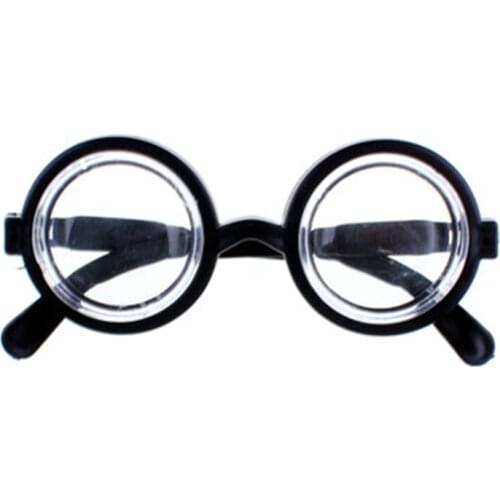 1PCS Circular Glass Minions Cosplay Costume Glasses Birthday Party Supplies Decoration Kids Funny Party Props