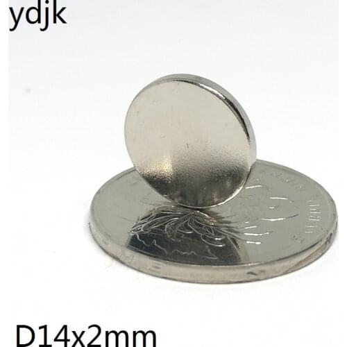 10 20 50 100PCS/LOT Magnet 14*2 Strong Disc N35 Neodymium MAGNET 14x2 NdFeB Magnets 14 x 2