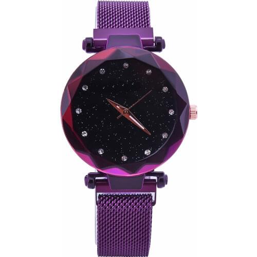 2021 New Fashion Womens Watche Watches Magnet Buckle Clock Simplicity Stainless steel Luxury Lady Gift Watch Free shipping