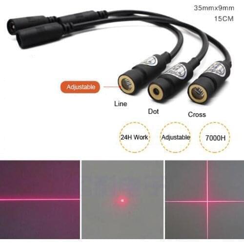 650nm 5mW Red Positioning Lamp Dot Laser Module Industrial Laser Positioning Locator