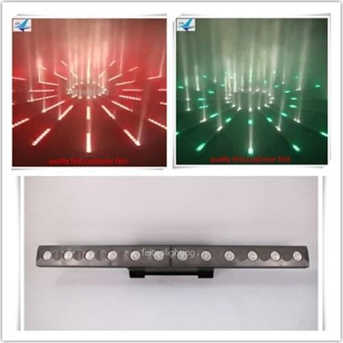 8pcs/lot Colour Change Stage Bar Indoor Dmx Led Wall Washer Light 12x5w Cree Warm White/Amber+72x0.2w 4IN1 RGBW Led Linear Lamp