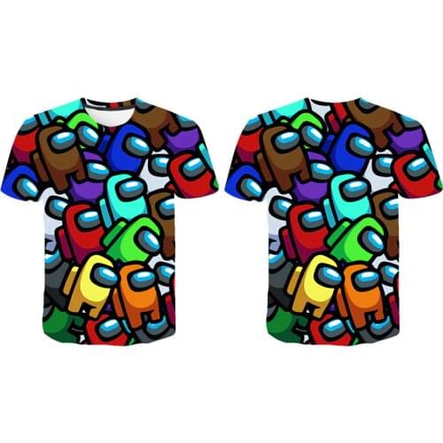AMONG US Short Sleeve T-shirts For Girls