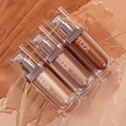 High Gloss Liquid Waterproof Fluorescent Liquid Natural Long Lasting Foundation Moisturizing Oil Control Shimmering Moisturizer