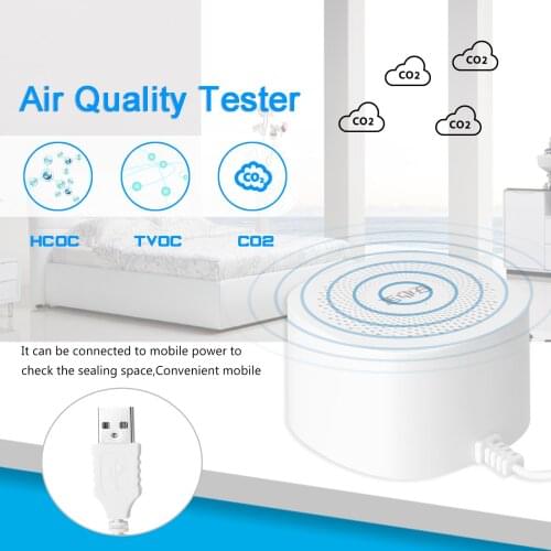 Digital CO2 Sensor Carbon Dioxide Air Quality Tester Formaldehyde Tester High Sensitive Poisoning Detector Indoor Gas Analyzer