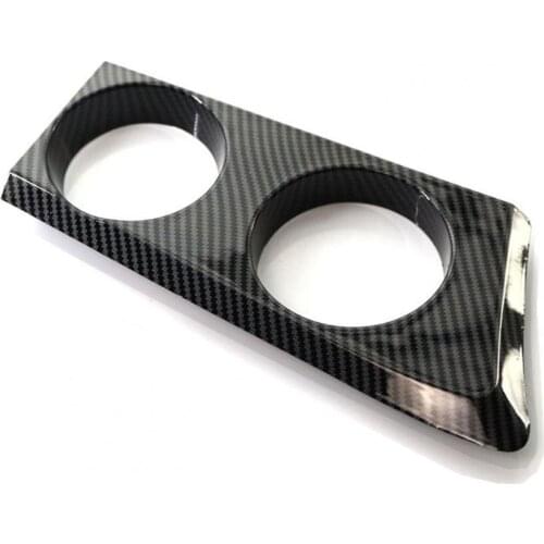 Water Cup Holder Perfect Match Space Saving Carbon Grain Easy Installation Two Holes Can Rack for 1 Series E87 Right Hand Drive