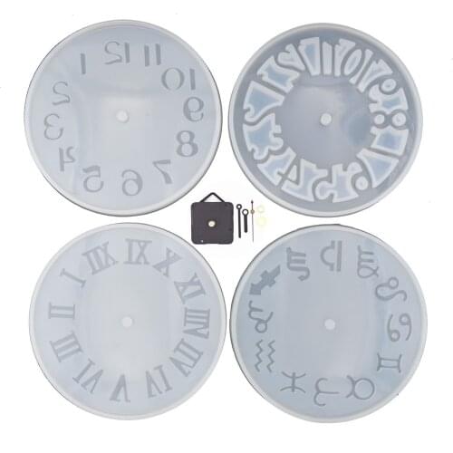 1pieces Silicone Mold for jewelry small or big Clock Resin Silicone Mould handmade tool DIY epoxy resin molds