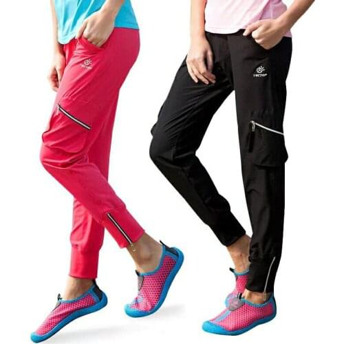 TECTOP Summer High elastic Women Outdoor Hiking Pants Women Waterproof Quick-drying Breathable Female Climbing Fishing Trousers