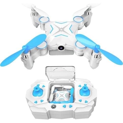 Mini Drone Rc Quadcopter With Cameras FPV WiFi Iphone Control and Remote Control Support One Key to Return Collapsible Drone